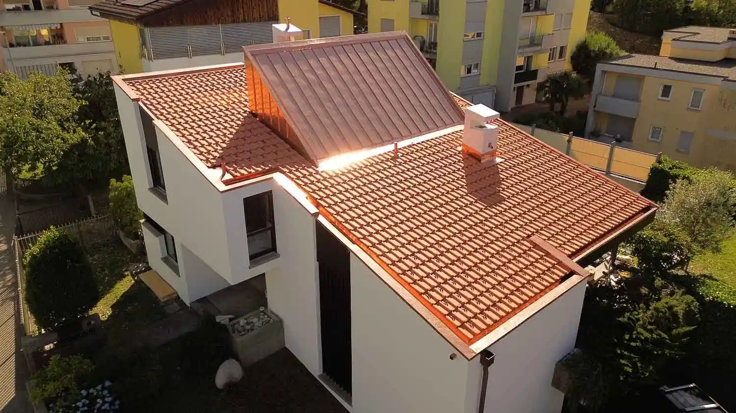 Rifacimento tetto a Vacallo